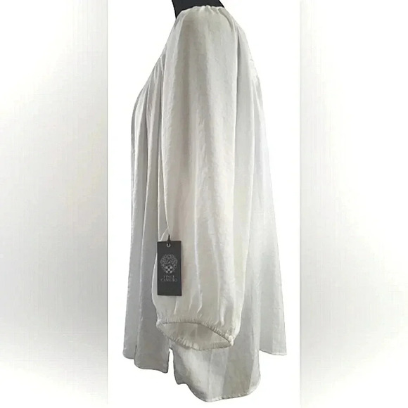 Minimalist Chic 3XL Winter White Flowy Tunic Lightweight Top - Picture 3 of 8